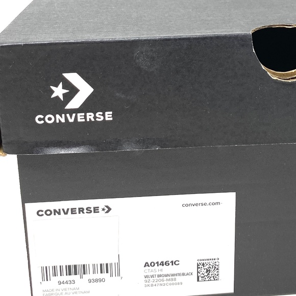 Converse Chuck Taylor All Star High Leather Brown Women's Size Sneakers A01461C - Picture 9 of 10